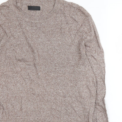 ASOS Mens Purple Round Neck  Cotton Pullover Jumper Size L