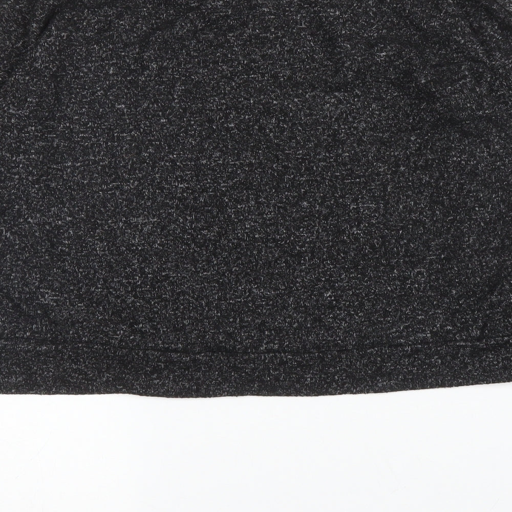 New Look Girls Grey Round Neck  Viscose Pullover Jumper Size 12 Years
