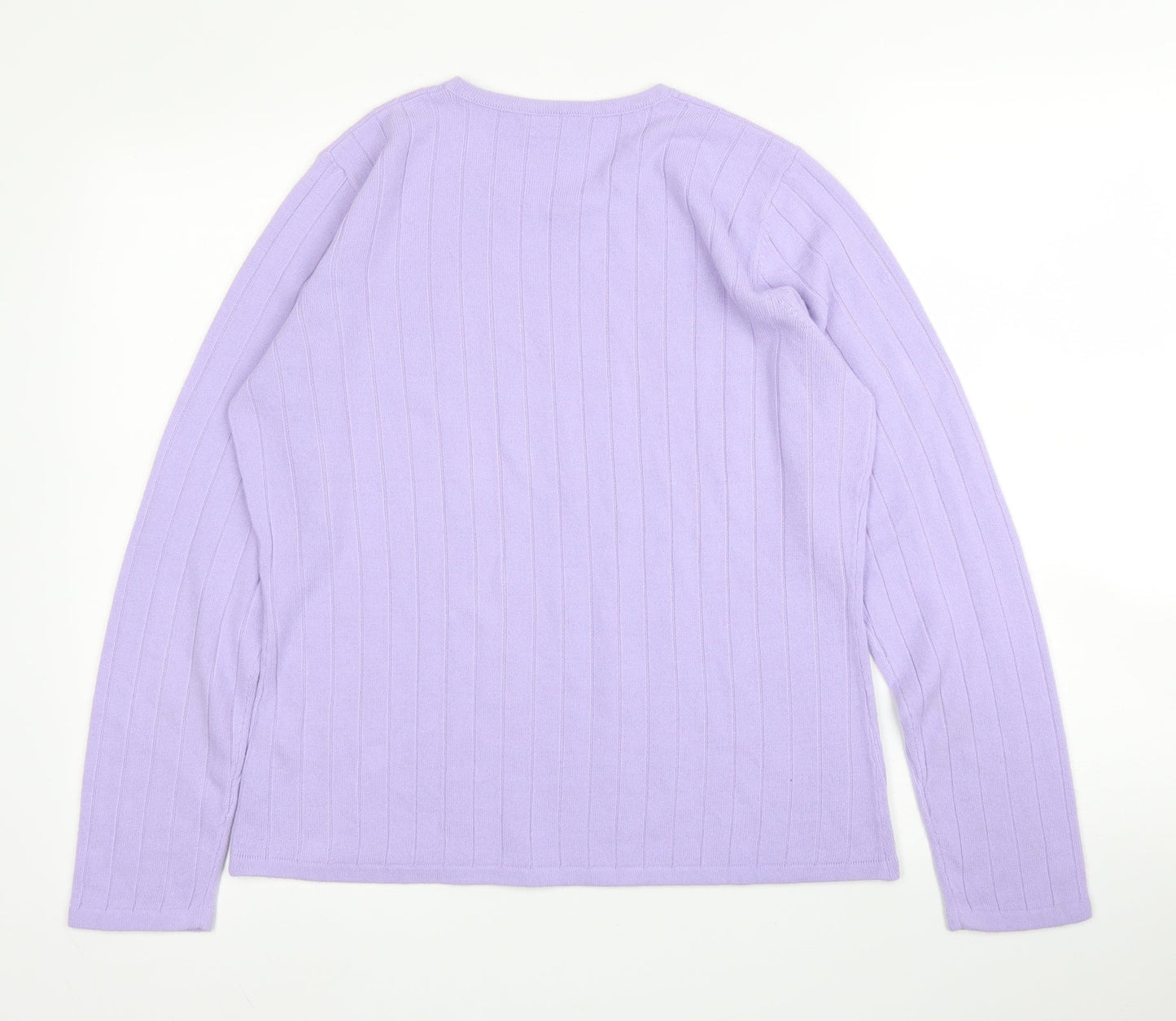 Womens UK Size 14 BHS Purple Basic Blouse