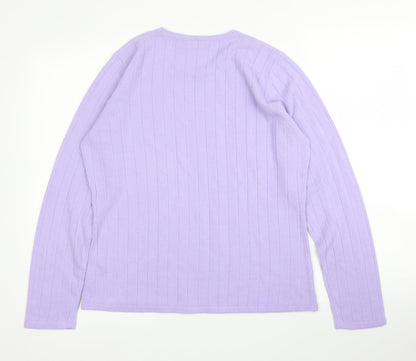 Womens UK Size 14 BHS Purple Basic Blouse