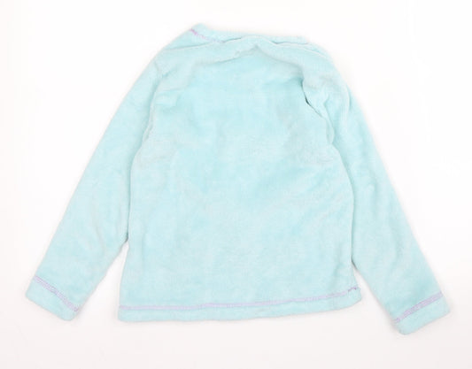 Studio Girls Blue Round Neck  Polyester Pullover Jumper Size 6 Years   - PJ top