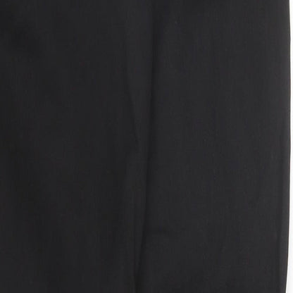 Topshop Womens Black  Cotton Skinny Jeans Size 28 in L29 in Regular Zip