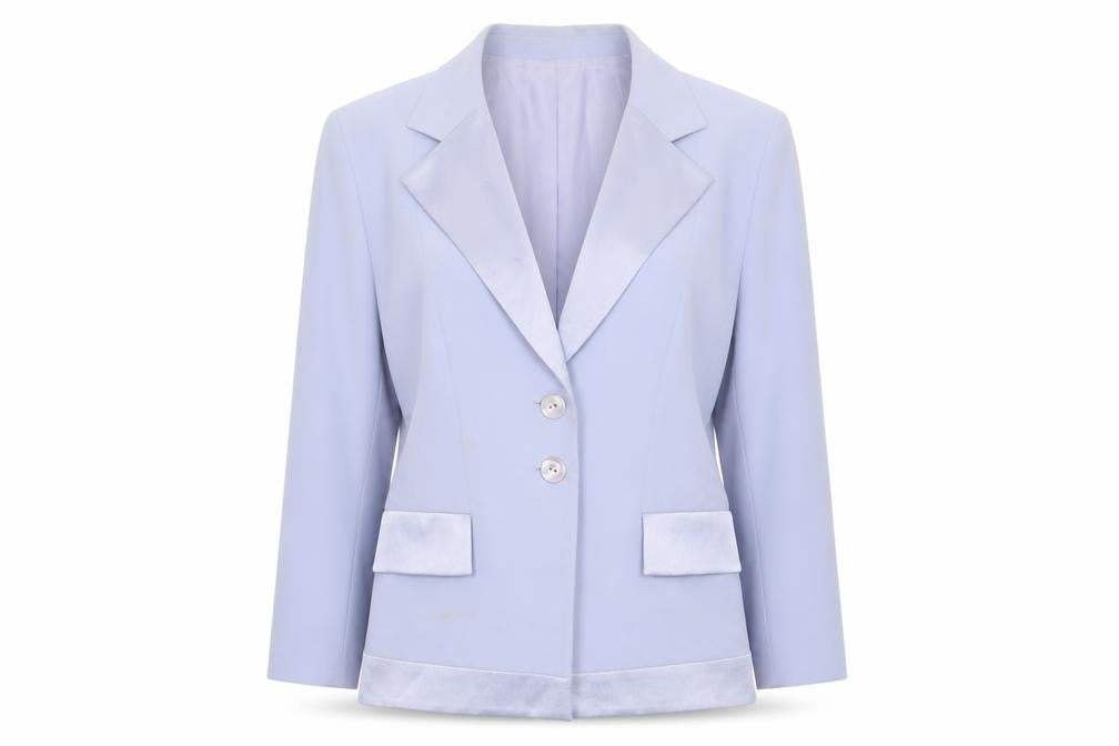 Frank Usher Womens Blue   Jacket Blazer Size 14