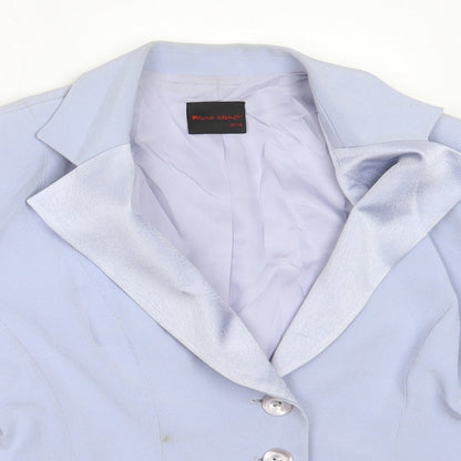 Frank Usher Womens Blue   Jacket Blazer Size 14