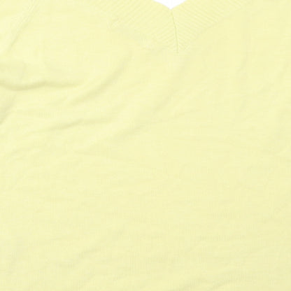 Womens UK Size L Signature Experience Yellow Pullover Jumper