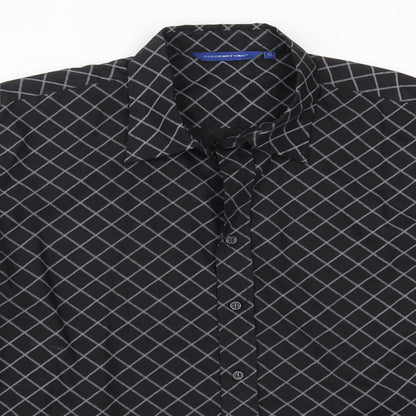Mens UK Size XL Freeport Black  Button-Up Long Sleeve Casual Shirt