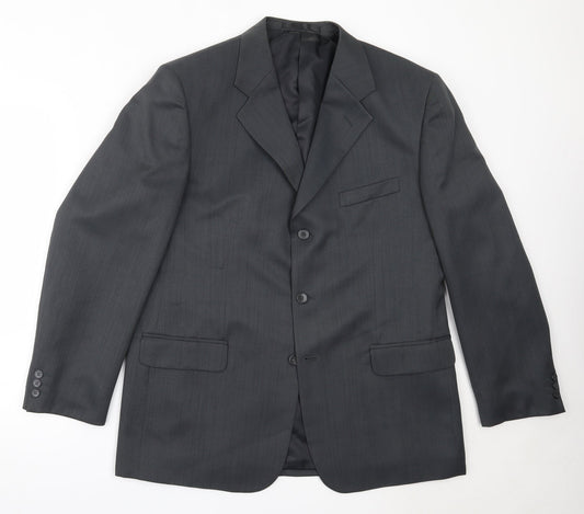 Mens UK Size 42 Zantos Regular Grey Suit Jacket