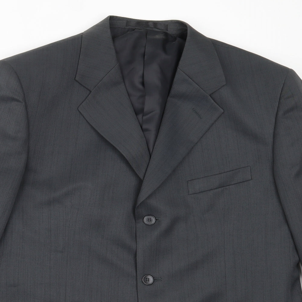 Mens UK Size 42 Zantos Regular Grey Suit Jacket