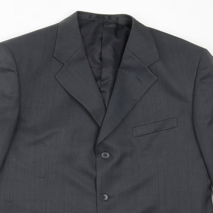 Mens UK Size 42 Zantos Regular Grey Suit Jacket