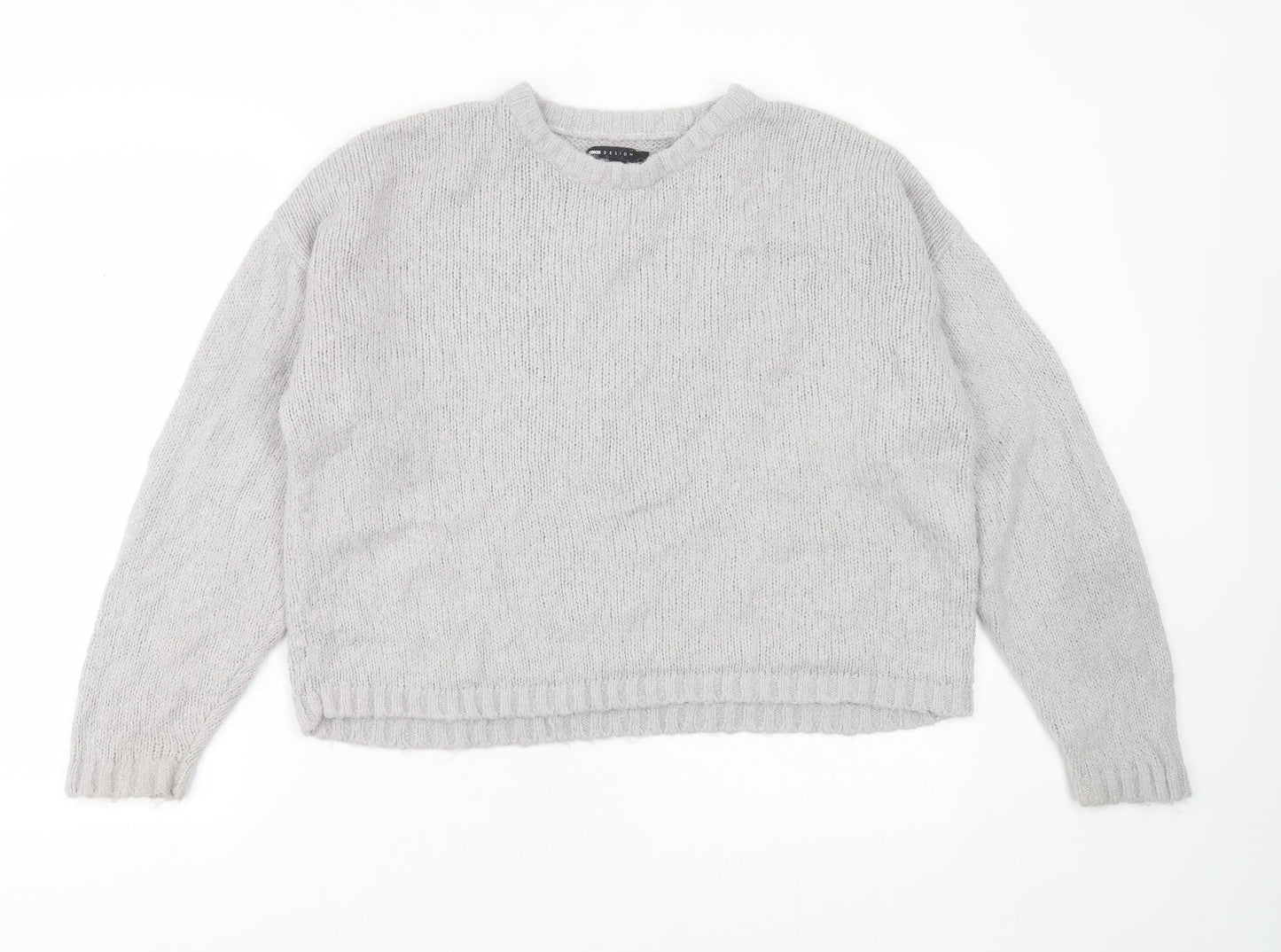 Womens UK Size 12 ASOS Grey Pullover Jumper