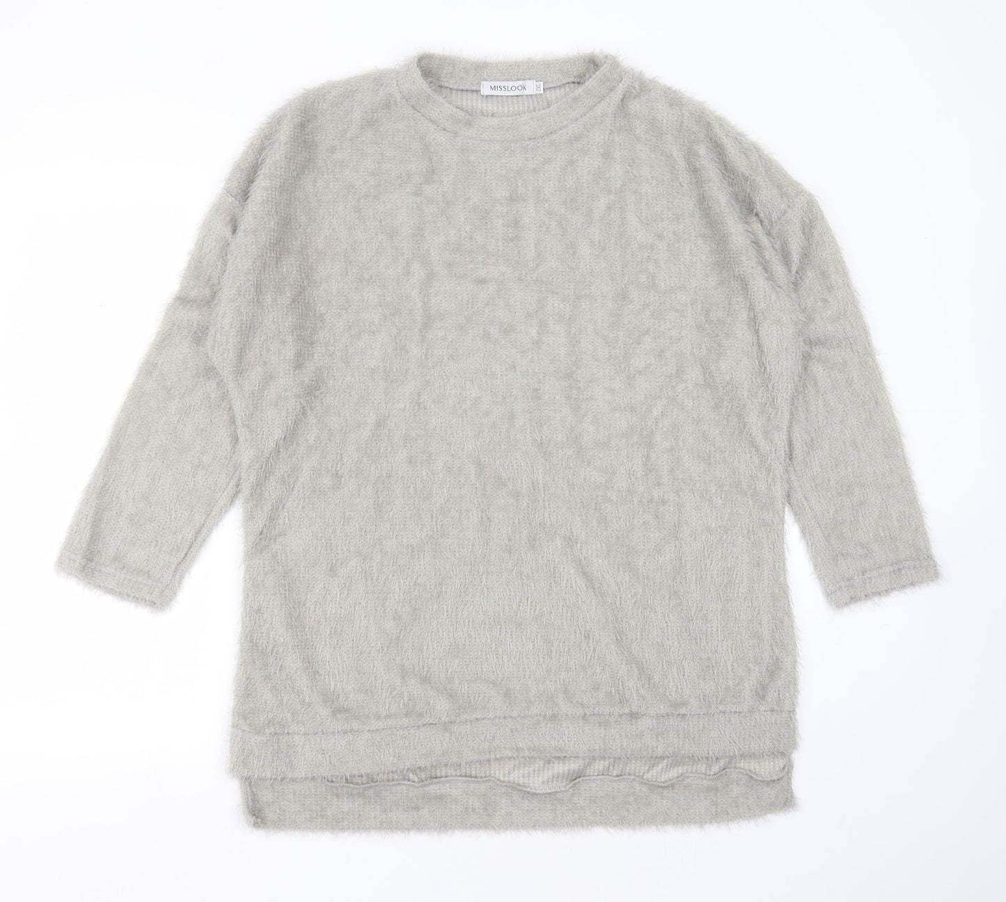 Womens UK Size 2XL MissLook Grey Pullover Jumper