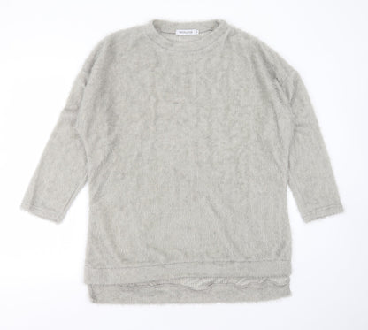 Womens UK Size 2XL MissLook Grey Pullover Jumper