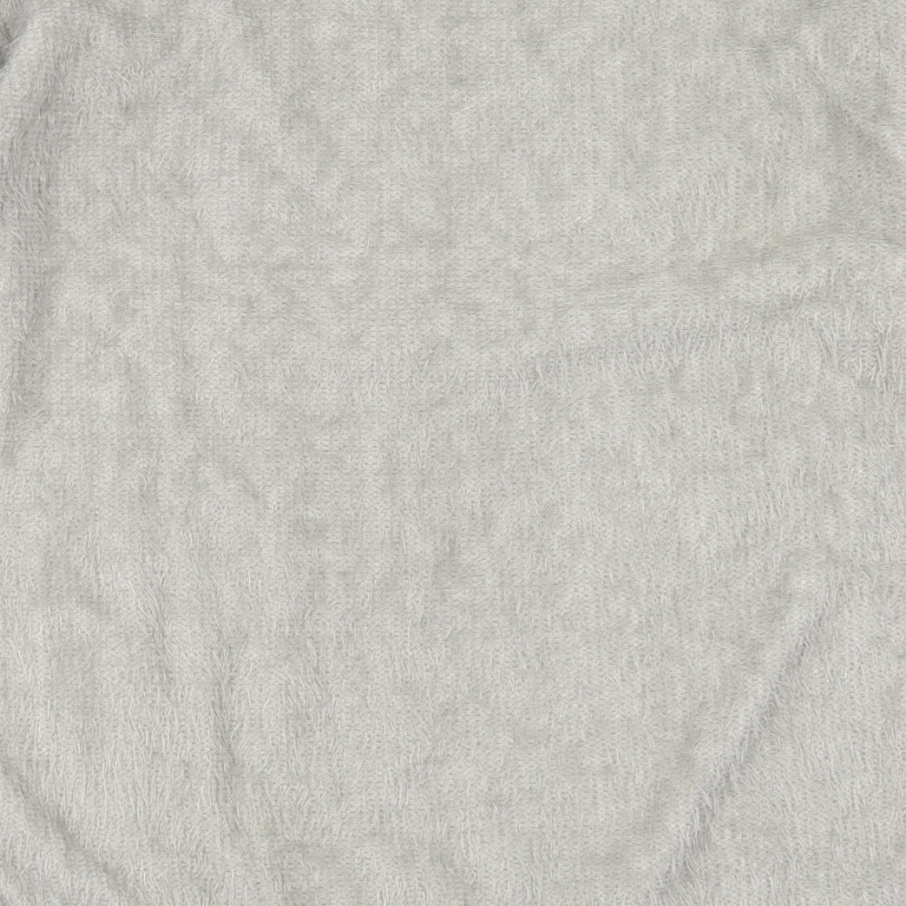 Womens UK Size 2XL MissLook Grey Pullover Jumper