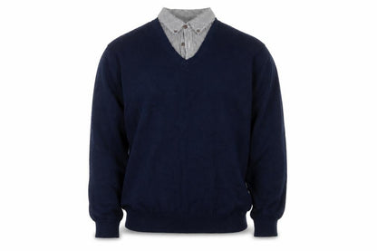 Mens UK Size XL SANDSTONE Blue Pullover Jumper