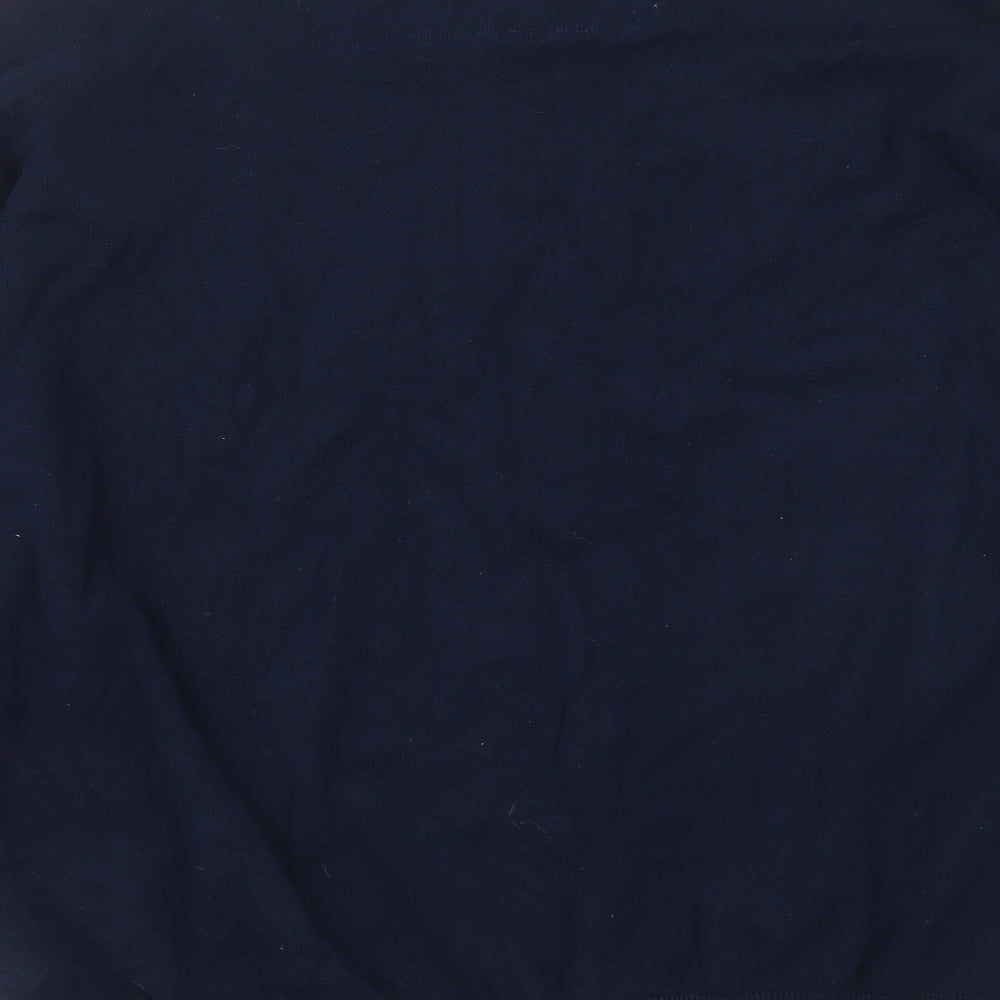 SANDSTONE Mens Blue Collared  Polyester Pullover Jumper Size XL