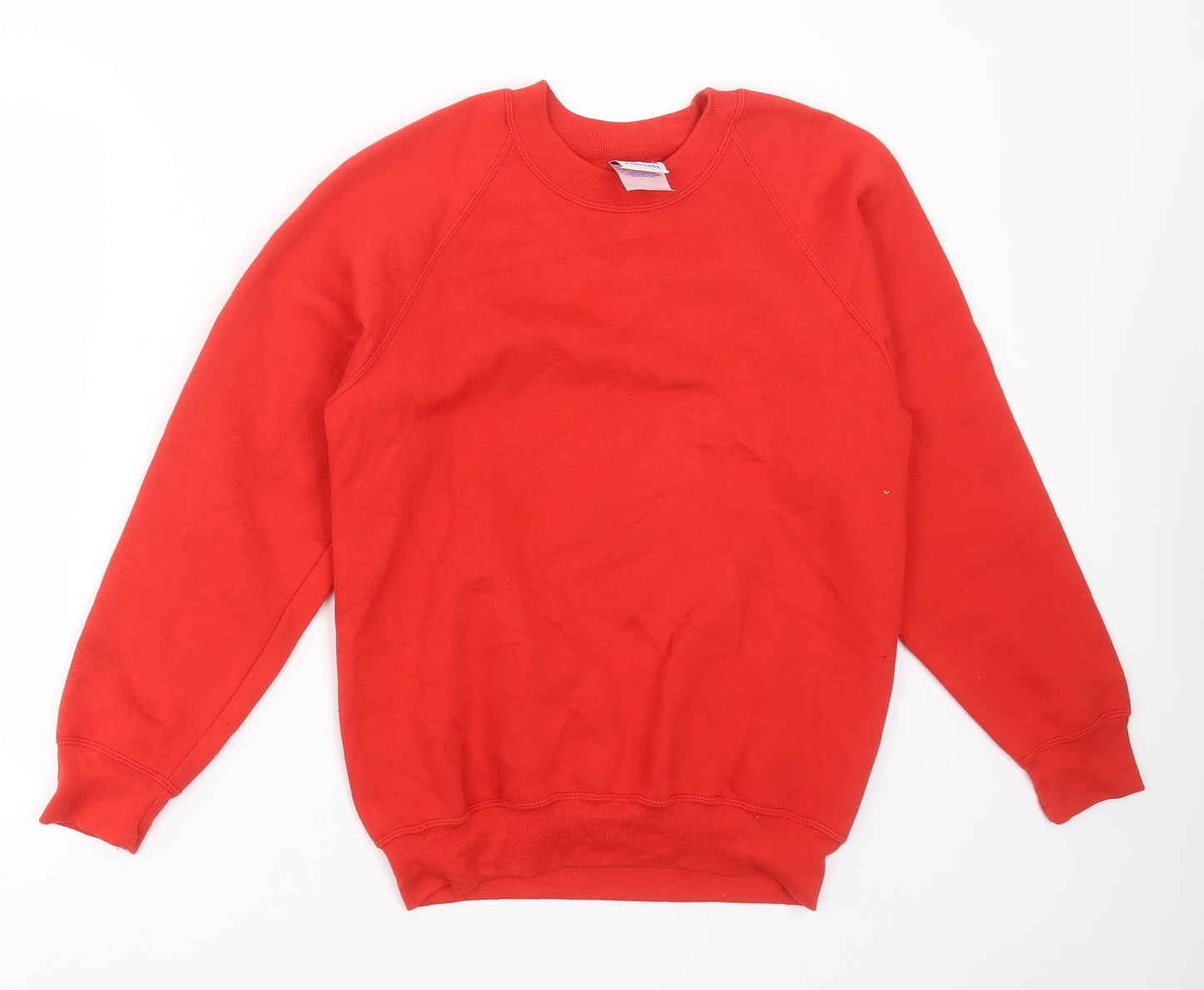 Mens UK Size XS Russell Red Pullover Sweatshirt