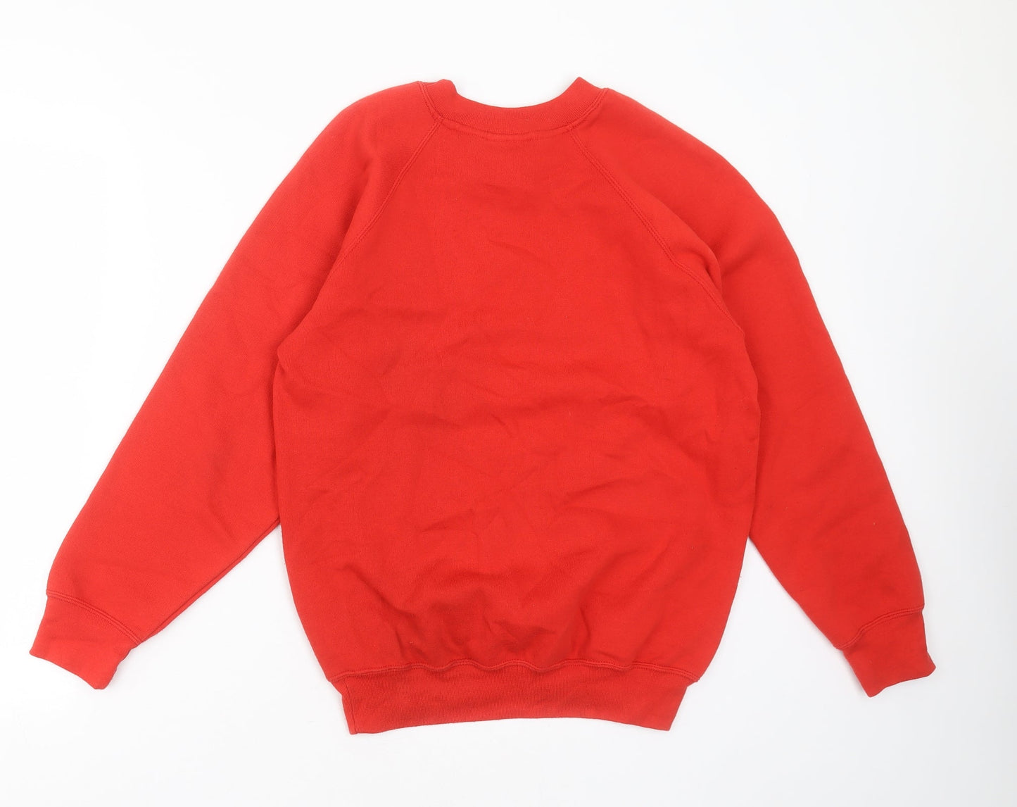Mens UK Size XS Russell Red Pullover Sweatshirt