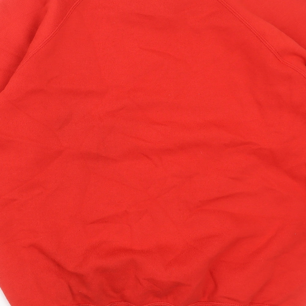 Mens UK Size XS Russell Red Pullover Sweatshirt