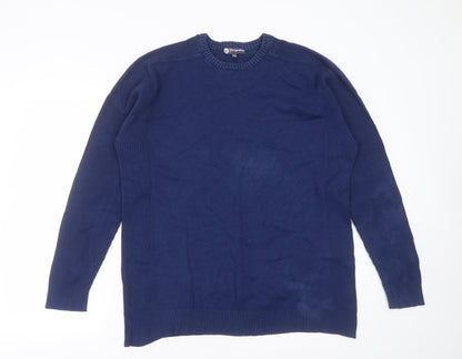 Propeller Mens Blue Round Neck  Cotton Pullover Jumper Size 2XL