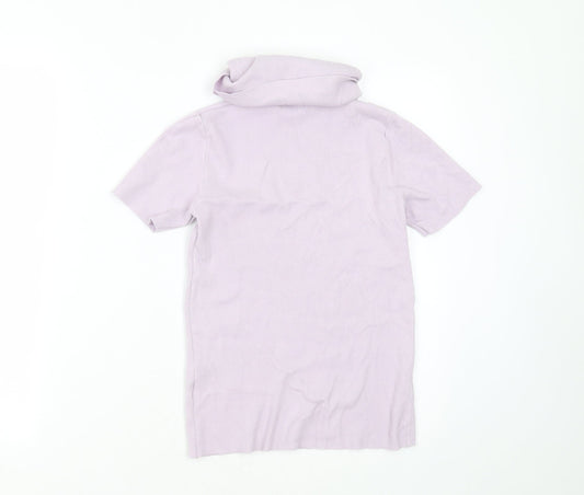 Womens UK Size S Pink Vanilla Purple Pullover Jumper