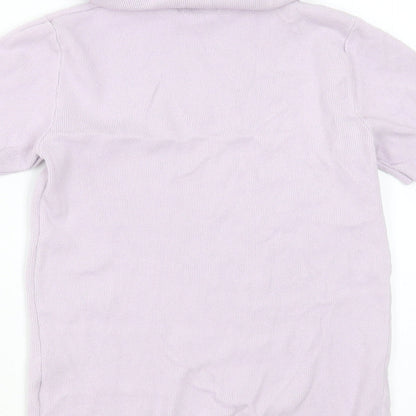 Womens UK Size S Pink Vanilla Purple Pullover Jumper