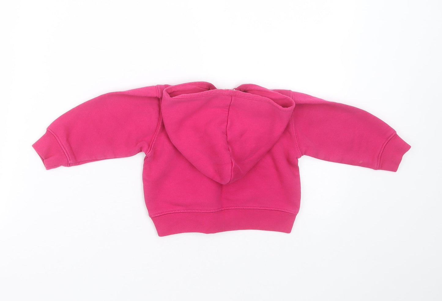 Kalma Baby Yogi Girls Pink  Cotton Pullover Jumper Size 6-9 Months
