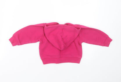 Kalma Baby Yogi Girls Pink  Cotton Pullover Jumper Size 6-9 Months