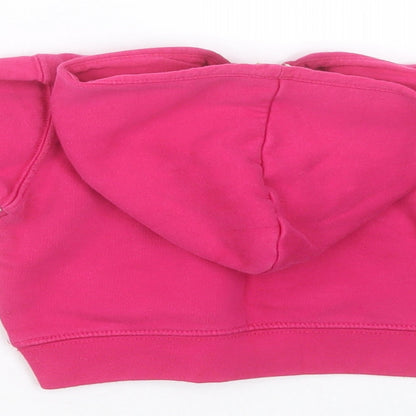 Kalma Baby Yogi Girls Pink  Cotton Pullover Jumper Size 6-9 Months