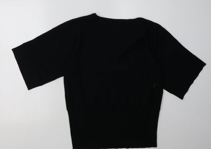 Cable & Gauge Womens Black  Polyester Pullover Sweatshirt Size M  Pullover