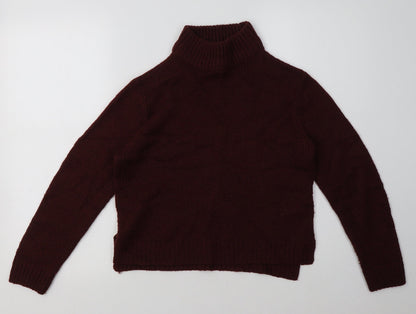 New Look Girls Purple  Acrylic Pullover Sweatshirt Size 12-13 Years  Pullover