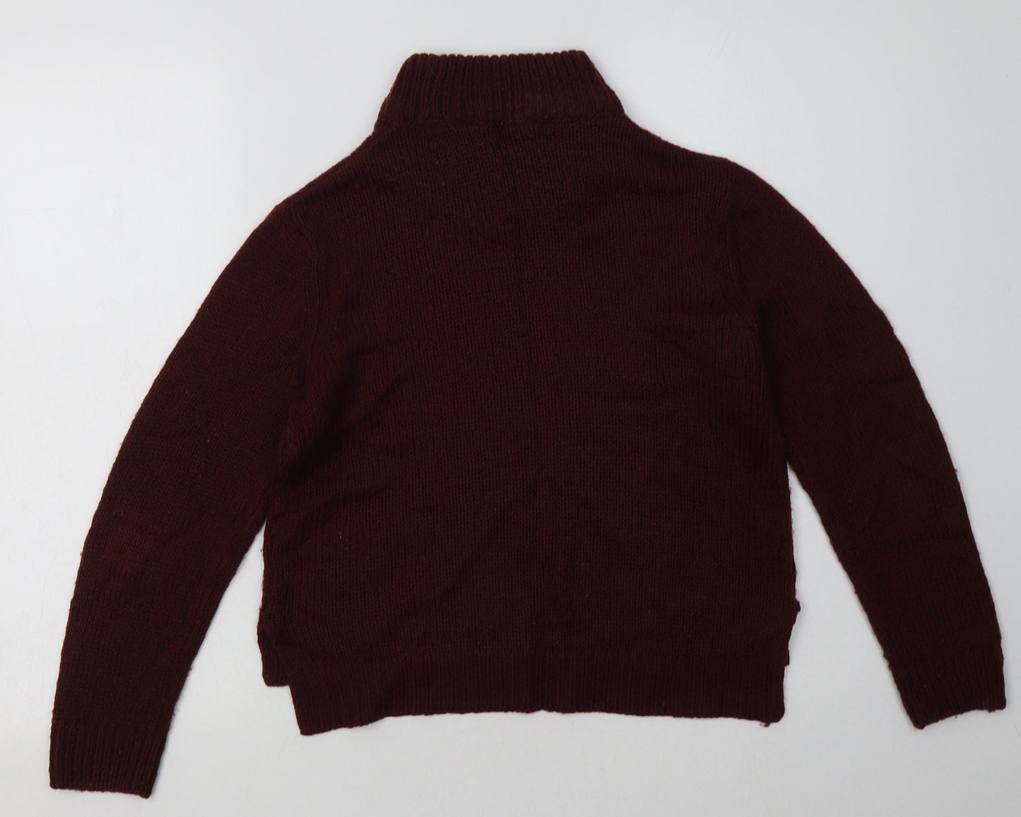 New Look Girls Purple  Acrylic Pullover Sweatshirt Size 12-13 Years  Pullover