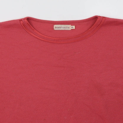 Bonmarché Womens Pink  Polyester Pullover Sweatshirt Size XL  Pullover