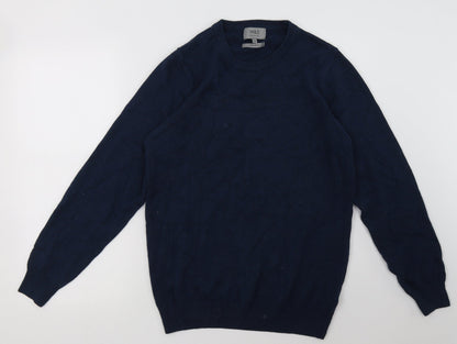 Mens UK Size S Marks and Spencer Blue Pullover Sweatshirt