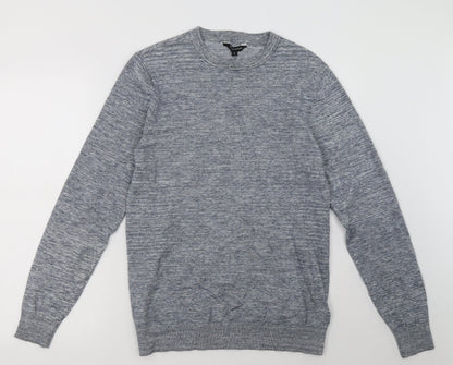 Mens UK Size S Peacocks Blue Pullover Sweatshirt