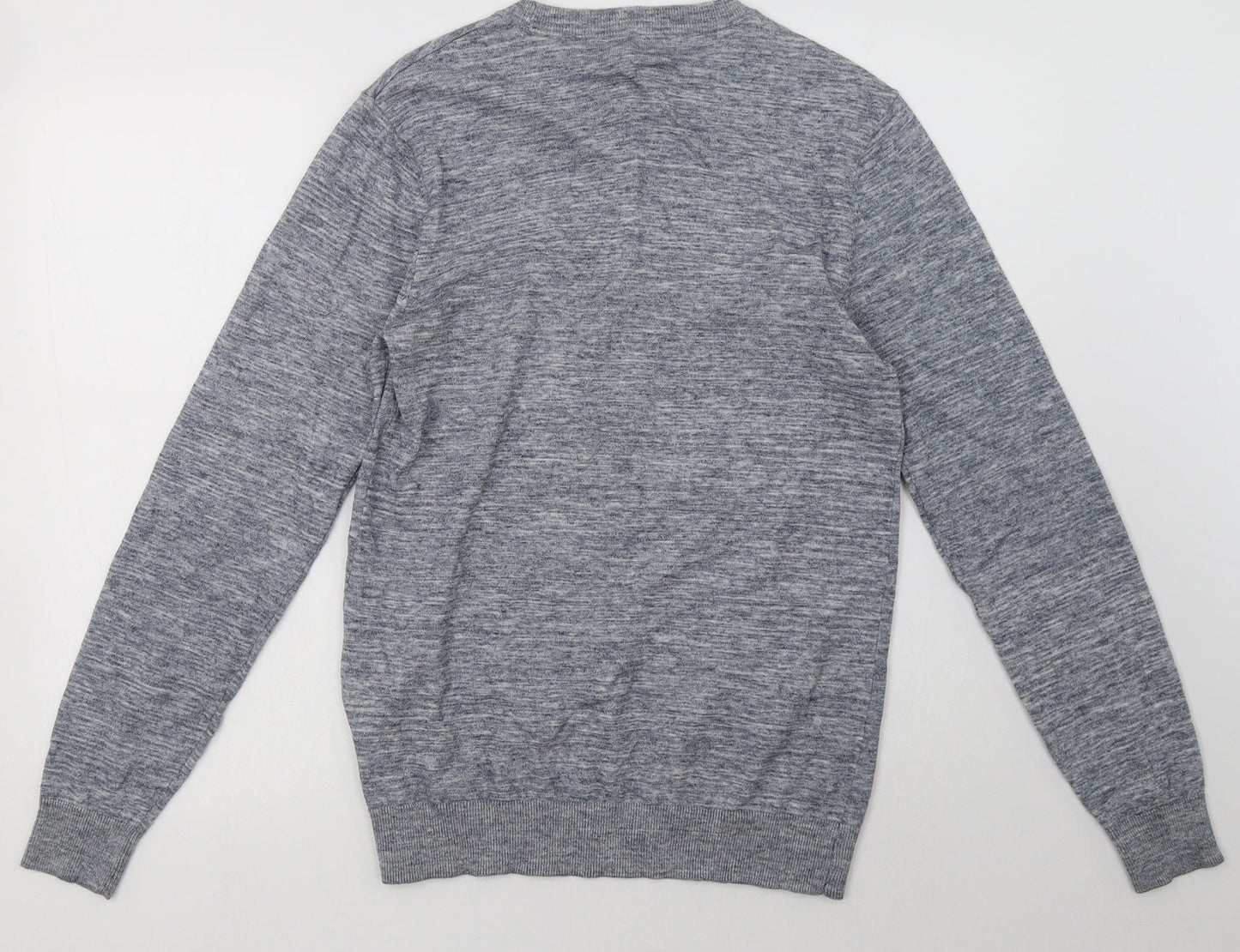 Mens UK Size S Peacocks Blue Pullover Sweatshirt
