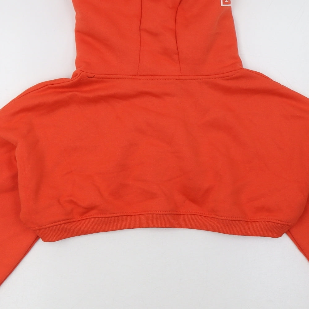Holyfield Girls Red  Cotton Pullover Hoodie Size 12-13 Years  Pullover - Cropped