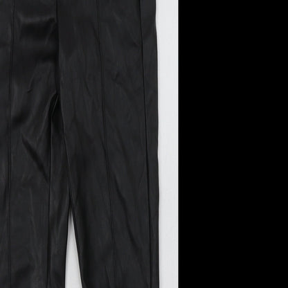 Womens UK Size 8 Primark Regular Fit  Black Trousers