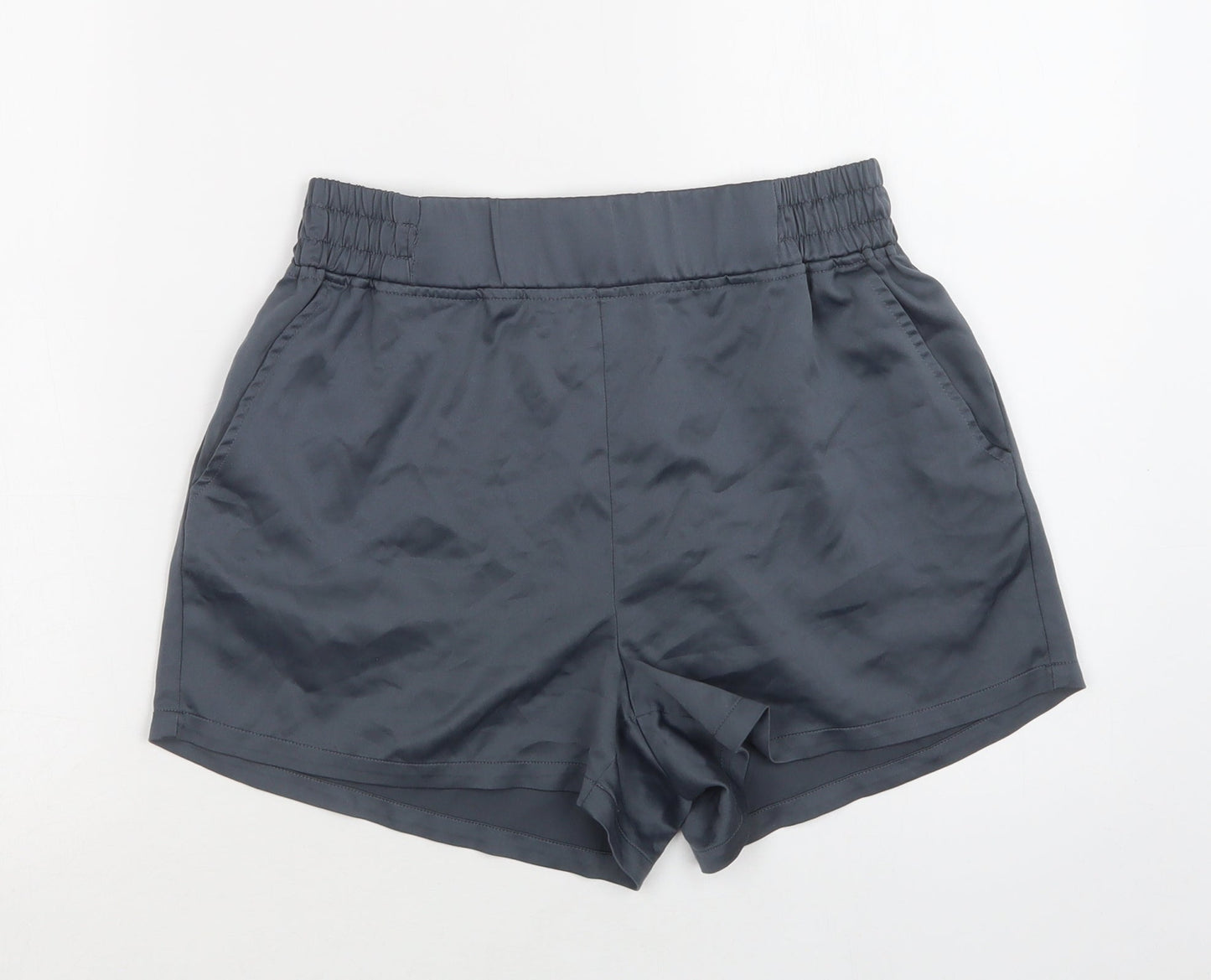 NEXT Womens Grey  Polyester Bermuda Shorts Size 10 L4 in Regular