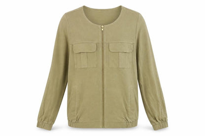 Womens UK Size 8 NEXT Green Full Zip Sweatshirt