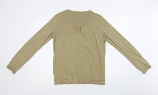 Womens UK Size 8 NEXT Green Full Zip Sweatshirt