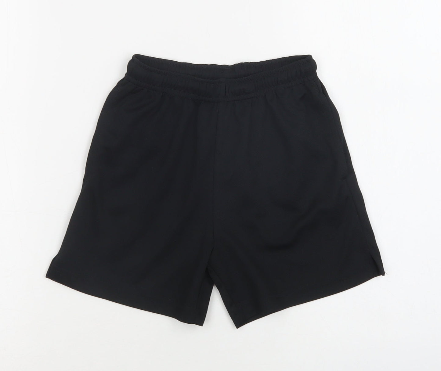 NEXT Boys Black  Polyester Sweat Shorts Size 6 Years  Regular Drawstring - School Wear