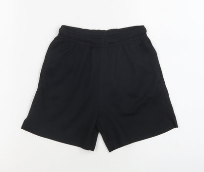 NEXT Boys Black  Polyester Sweat Shorts Size 6 Years  Regular Drawstring - School Wear
