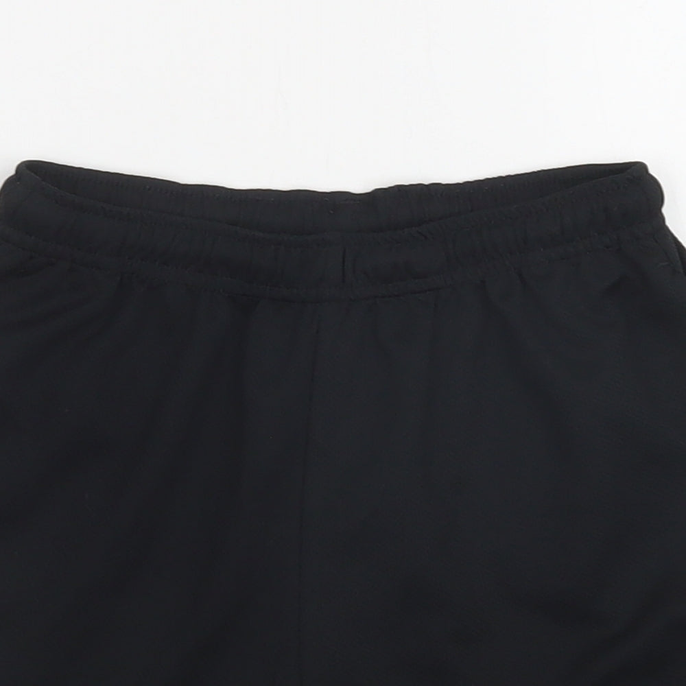 NEXT Boys Black  Polyester Sweat Shorts Size 6 Years  Regular Drawstring - School Wear