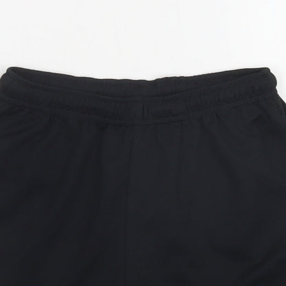 NEXT Boys Black  Polyester Sweat Shorts Size 6 Years  Regular Drawstring - School Wear