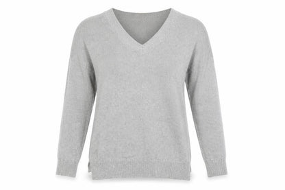 Womens UK Size 6 Topshop Silver Pullover Jumper