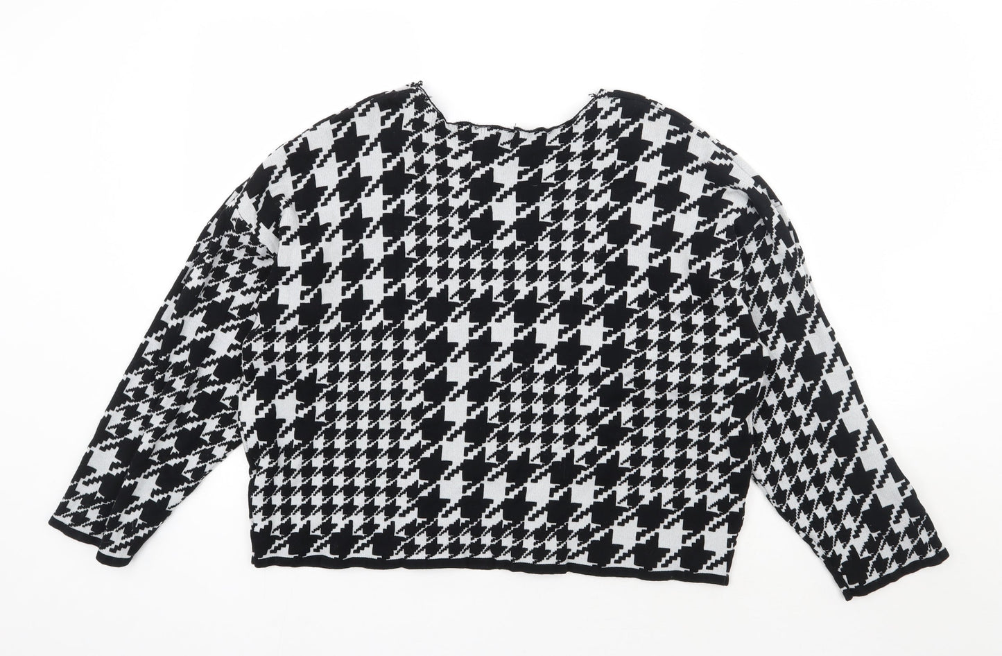Womens UK Size M H&M Black Pullover Jumper