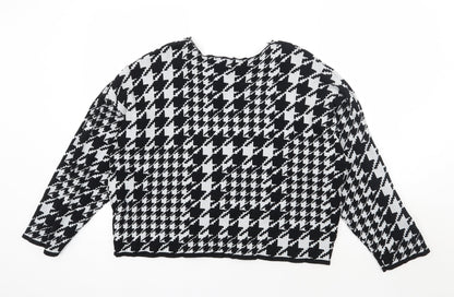 Womens UK Size M H&M Black Pullover Jumper