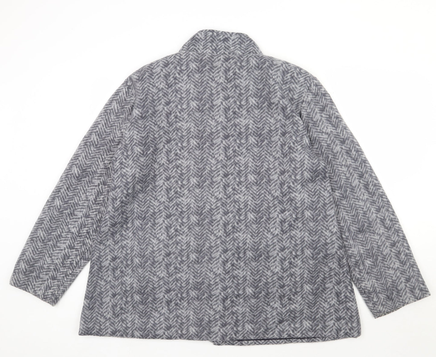 Womens UK Size L Preworn Grey Jacket