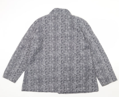Womens UK Size L Preworn Grey Jacket