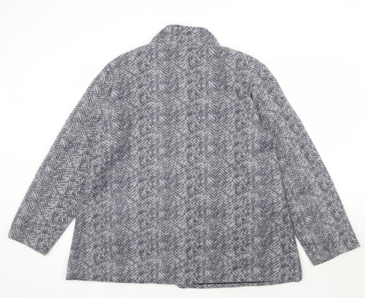 Womens UK Size L Preworn Grey Jacket